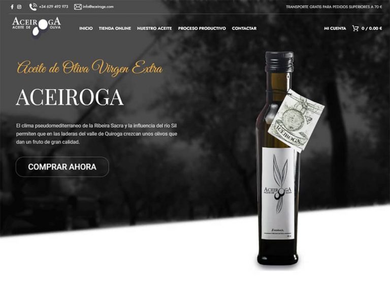 Aceiroga. Aceite de Quiroga