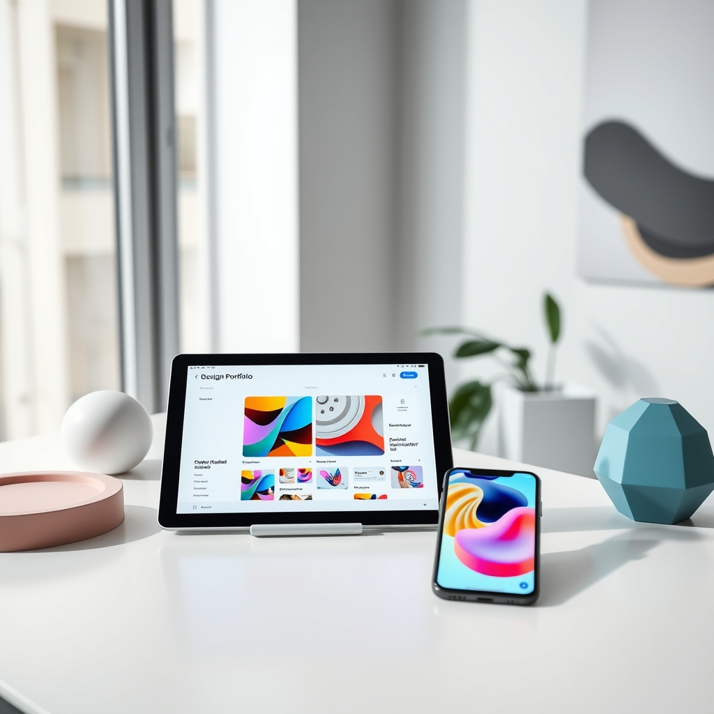 crear portafolio Behance